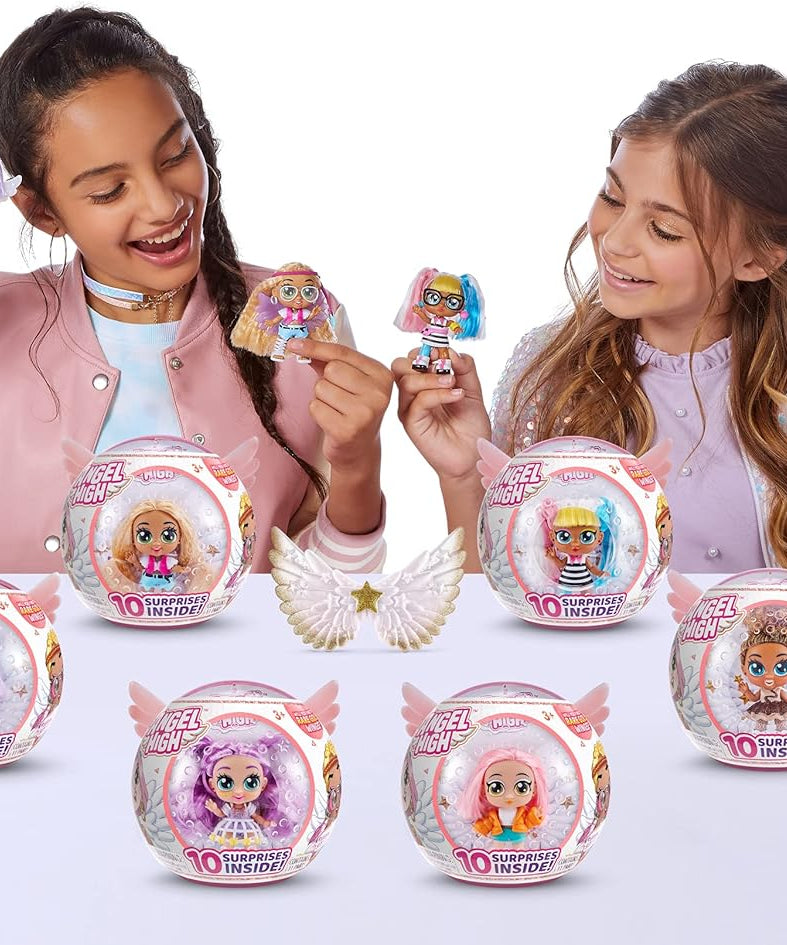 Zuru Angel High Series 1, Itty Bitty Prettys Hair Angel Surprise Pack, Fashion Doll Collectible, 10 Super Surprises, Non-Toxic Materials, Girls Toy, Dress-Up & Hair Styling Fun