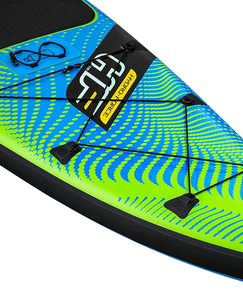 Bestway Hydro-Force Aqua Excursion Tech Inflatable Stand-Up Paddleboard Set with Paddle, Pump, Backpack & Leash – Adult 14+