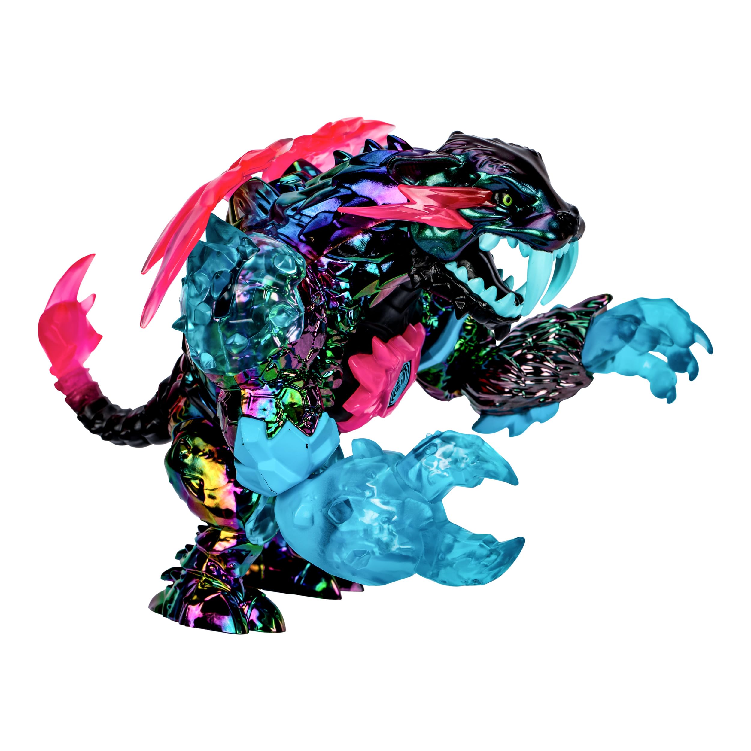 مجسم نيون بانثر من مستر بيست لاب W2، مقاس 6.5 بوصة مع 13 نقطة مفصلية، مطاردة غامضة نادرة، لعبة قابلة للتجميع للأطفال من سن 5 سنوات فما فوق