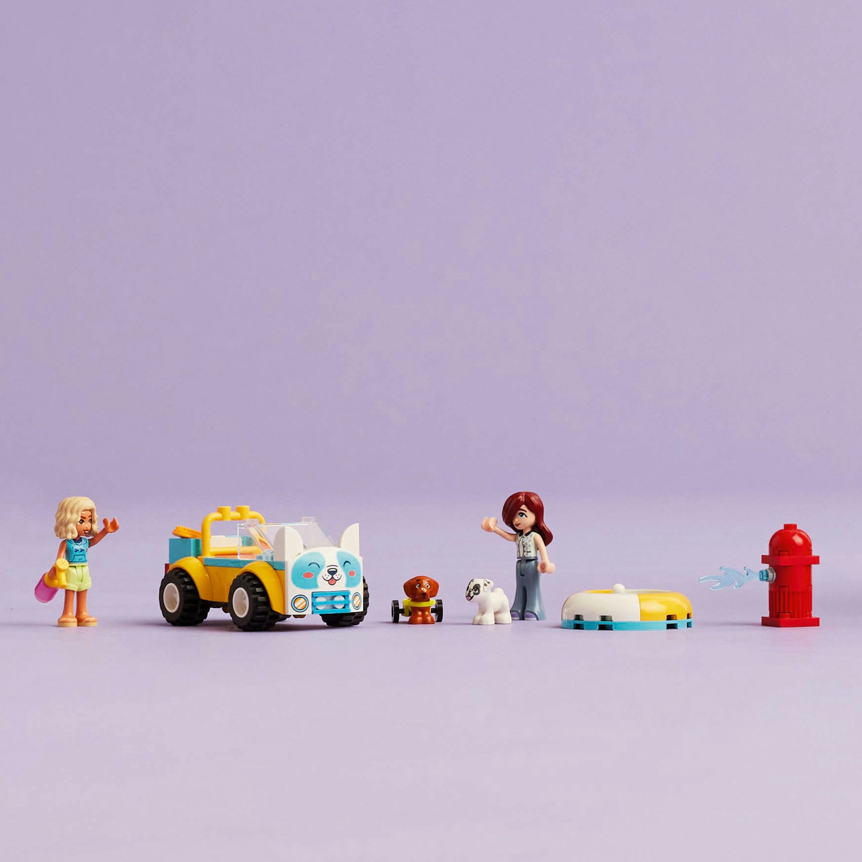 LEGO Friends 42635 Dog Grooming Car for Girls 4+ Pet Care Vehicle Building Toy Easy Creative Starter Playset