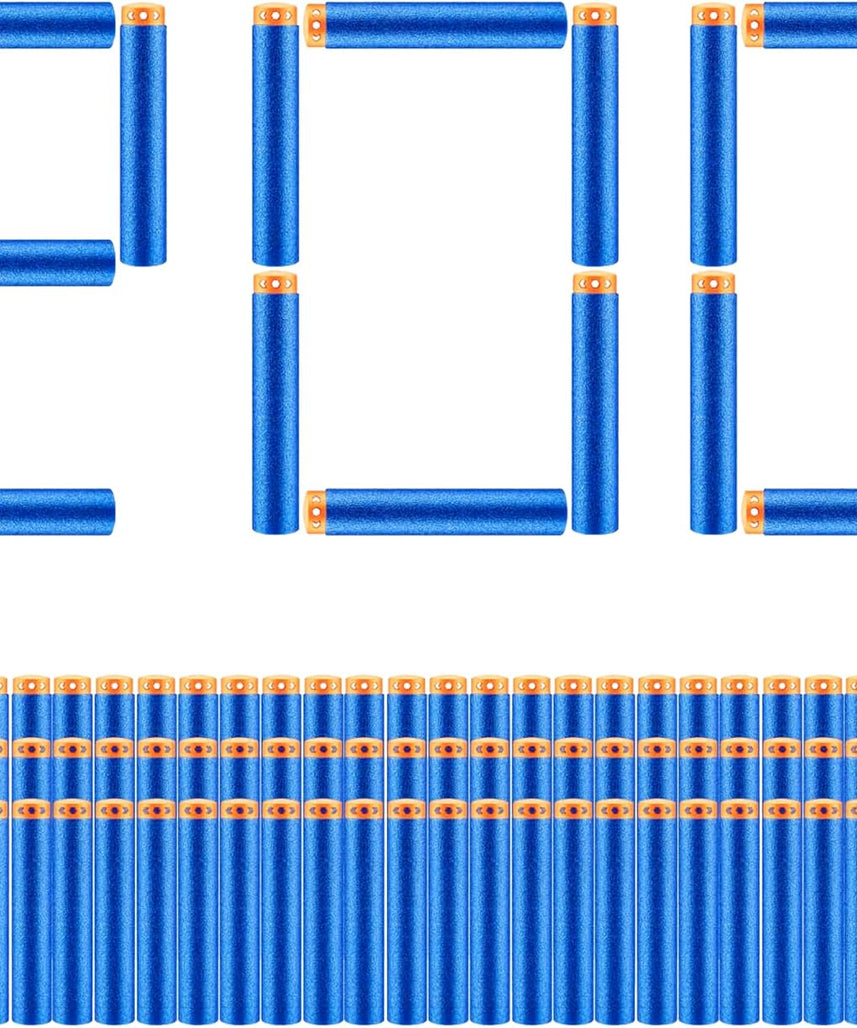 X-Shot Insanity 200 Foam Dart Refill Pack with Air Pocket Technology, Compatible with X-Shot and Other Foam Blasters, Outdoor Toy Ammo for Kids Age 8 and Up