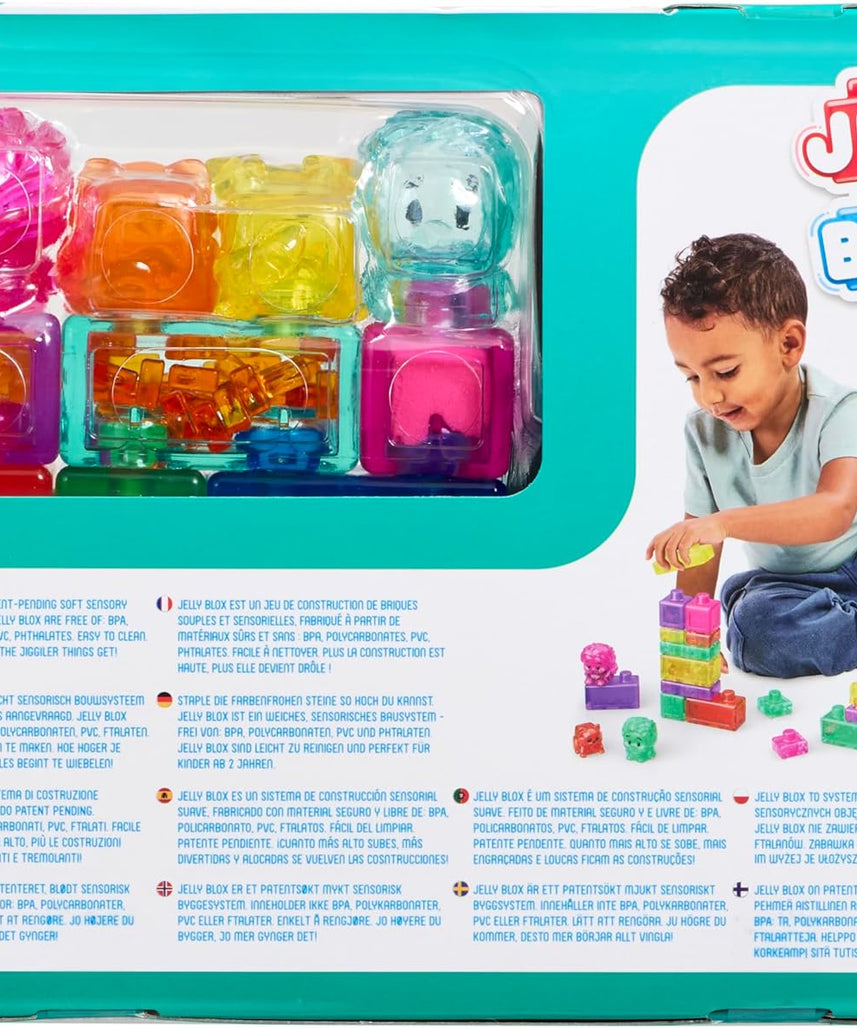 Goliath Jelly Blox My Pets and Me, 20 Piece Soft Squishy Building Blocks for Toddlers, Sensory Stackable Ouch Free Blocks for Boys and Girls Age 2+