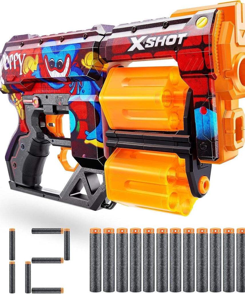 XSHOT Skins Dread Poppy Playtime S1 Toony,Air Pocket Dart Technology, Toy Foam Dart Blaster for Kids, Teens, Adults,Boys & Girls, Outdoor Action Gun Games,Gift for Kids Ages 8+