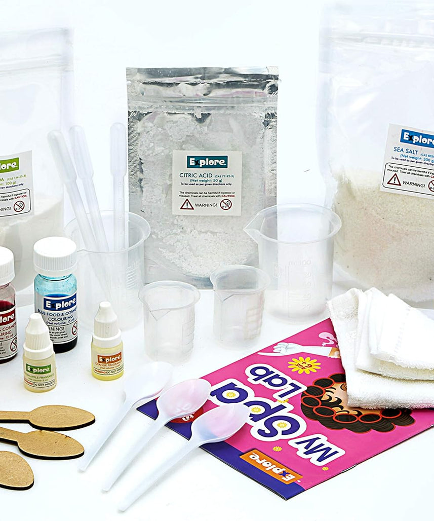 Explore Stem Learner My Spa Lab Learning and Educational DIY Activity Toy Kit, STEM Science Fundamentals Kit for Girls, Ages 6+