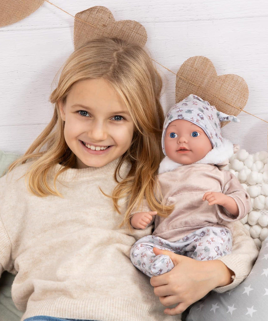 Bayer Design 93827AG Reborn Baby Doll Lifelike Realistic Dummy Bottle 38cm