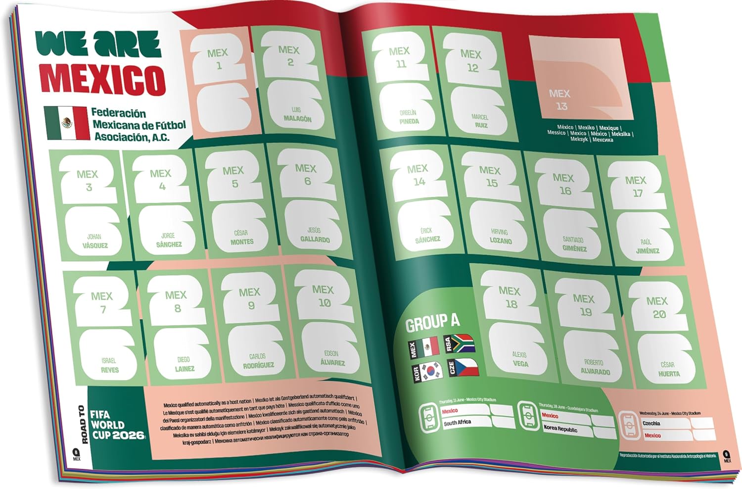 Panini FIFA World Cup 2026 Sticker Album + 50 Sticker Packets Combo, Official Football Collectors Set with Album and Booster Pack Bundle, Best Value Offer, All Ages
