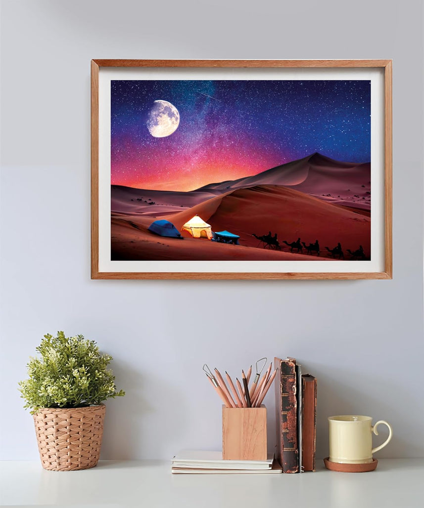 Clementoni 35527 Peace Starry Night Dream - 500 Pieces - Horizontal Puzzle Fun for Adults Made in Italy Multi-Coloured
