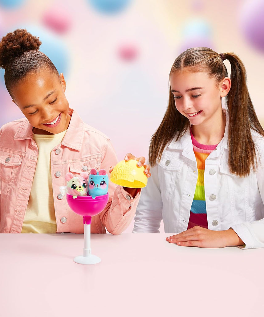 Cookeez Makery Yum Yumz Twin Pack, Series 3, Full of Fun & Yum, 2 Sweet Scented Plush Surprises Inside A Lollipop, 30+ Plush Candy Pets to Collect with Common, Rare, Ultra Rare and Limited Edition