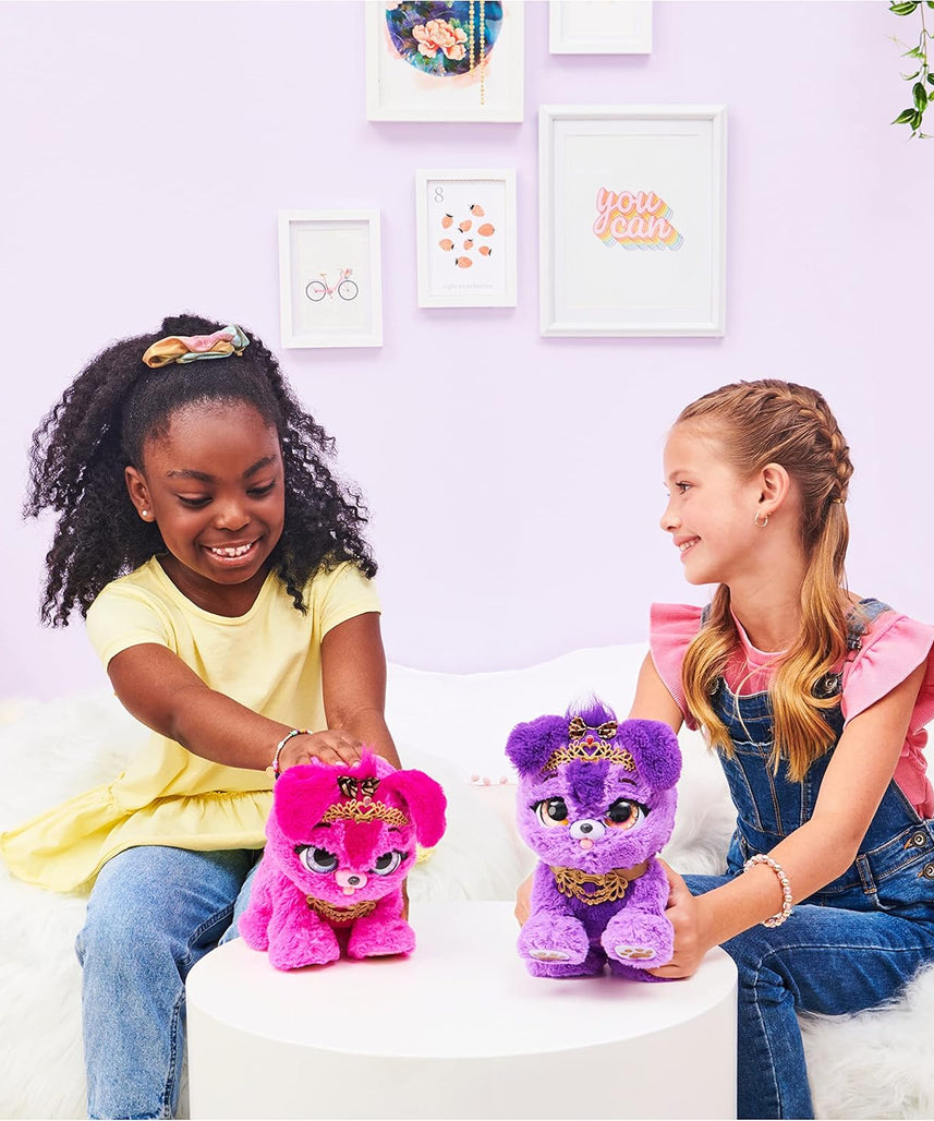 لعبة تفاعلية مفاجئة على شكل جرو الأميرة من بريزينت بيتس، يوركشاير تيرير ذاتية الفتح، أكثر من 100 صوت وحركة، هدايا للبنات، ألعاب أطفال للبنات من عمر 5 إلى 9 سنوات، مازي أو سيسي (قد يختلف الطراز)