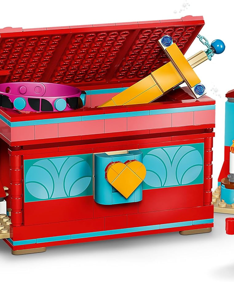 LEGO ǀ Disney Princess Snow White’s Jewellery Box Building Toy for Kids with Snow White and the Evil Queen Mini-Doll Figures and a Play Bracelet, Gift for 6 Plus Year Old Girls and Boys 43276