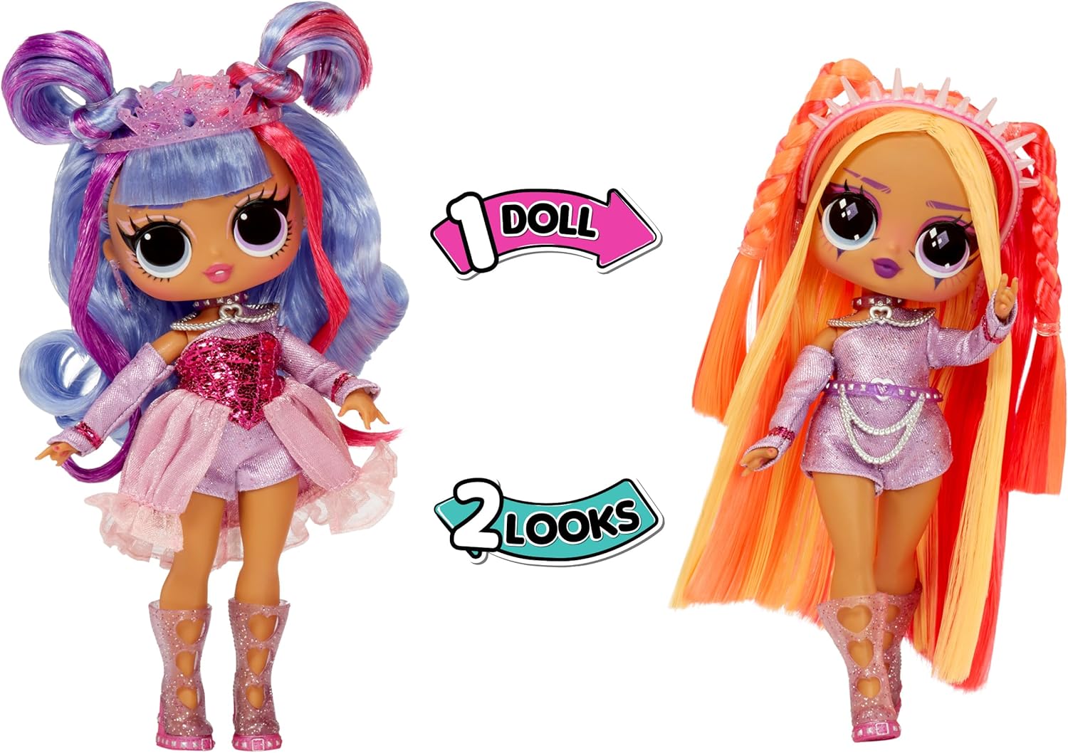 L.O.L. Surprise! Tweens Surprise Swap Fashion Doll Buns 2 Braids Bailey with 20+ Surprises Including Styling Head, Fabulous Fashions, and Accessories, Great Gift for Kids Ages 4+