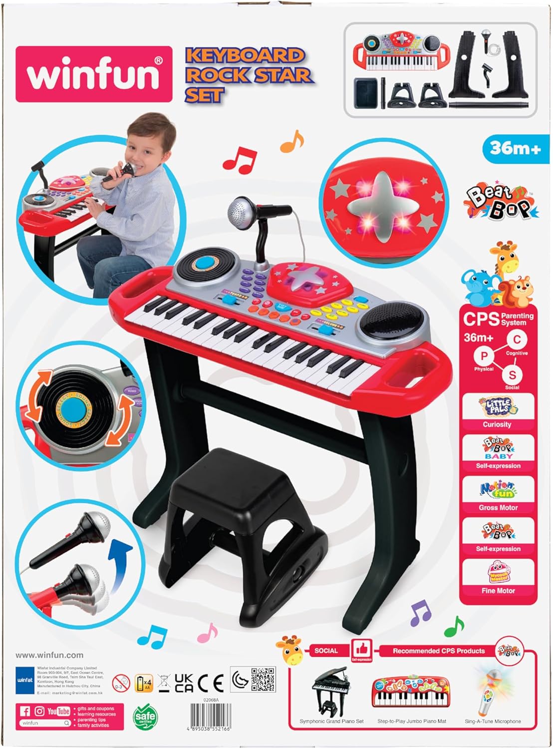 Winfun Keyboard Rock Star Set Interactive Toy
