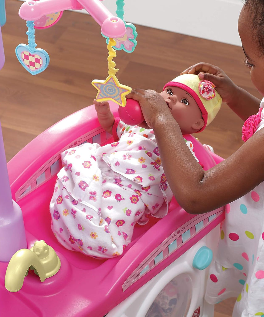 Step2 Love & Care Deluxe Nursery 847100 Roleplay Set, All-in-One Doll Care Station, Kids 2–7 Years
