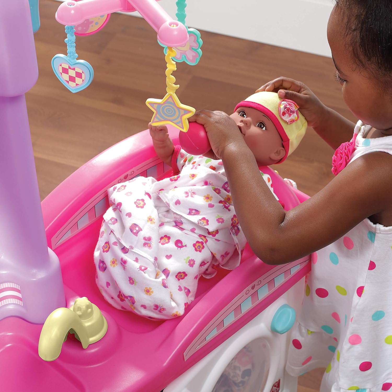 Step2 Love & Care Deluxe Nursery 847100 Roleplay Set, All-in-One Doll Care Station, Kids 2–7 Years