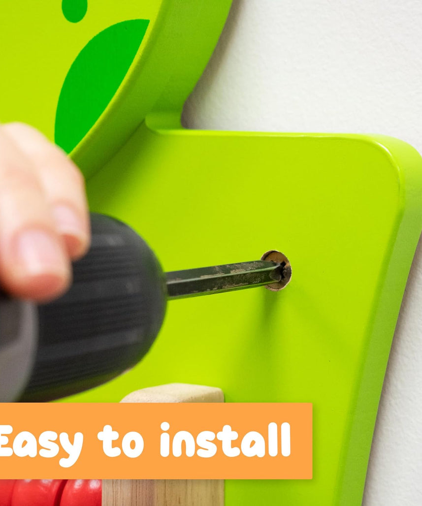 لوحة أنشطة فيجا أباكوس، لعبة حائط خشبية من مونتيسوري، أداة لتعلم الرياضيات والعد في المراحل المبكرة، تُنمّي المهارات الإدراكية والحركية الدقيقة، لعبة تعليمية صديقة للبيئة، للأولاد والبنات من عمر 18 شهرًا فما فوق