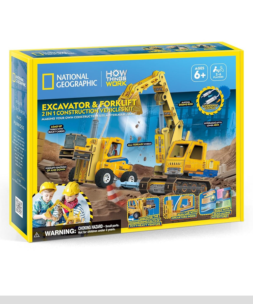 National Geography EXCAVATOR & FORKLIFT