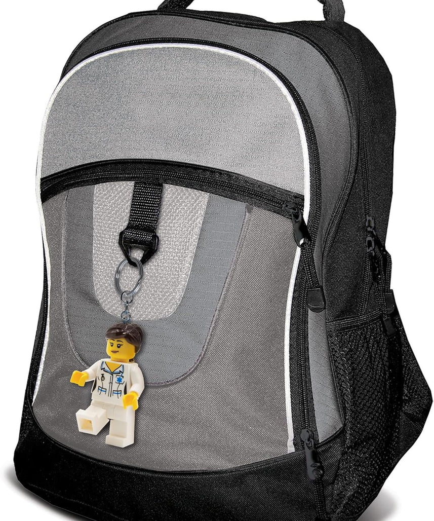 Lego IQ Minifigures Keychain Light Medical Profes_Nurse 2