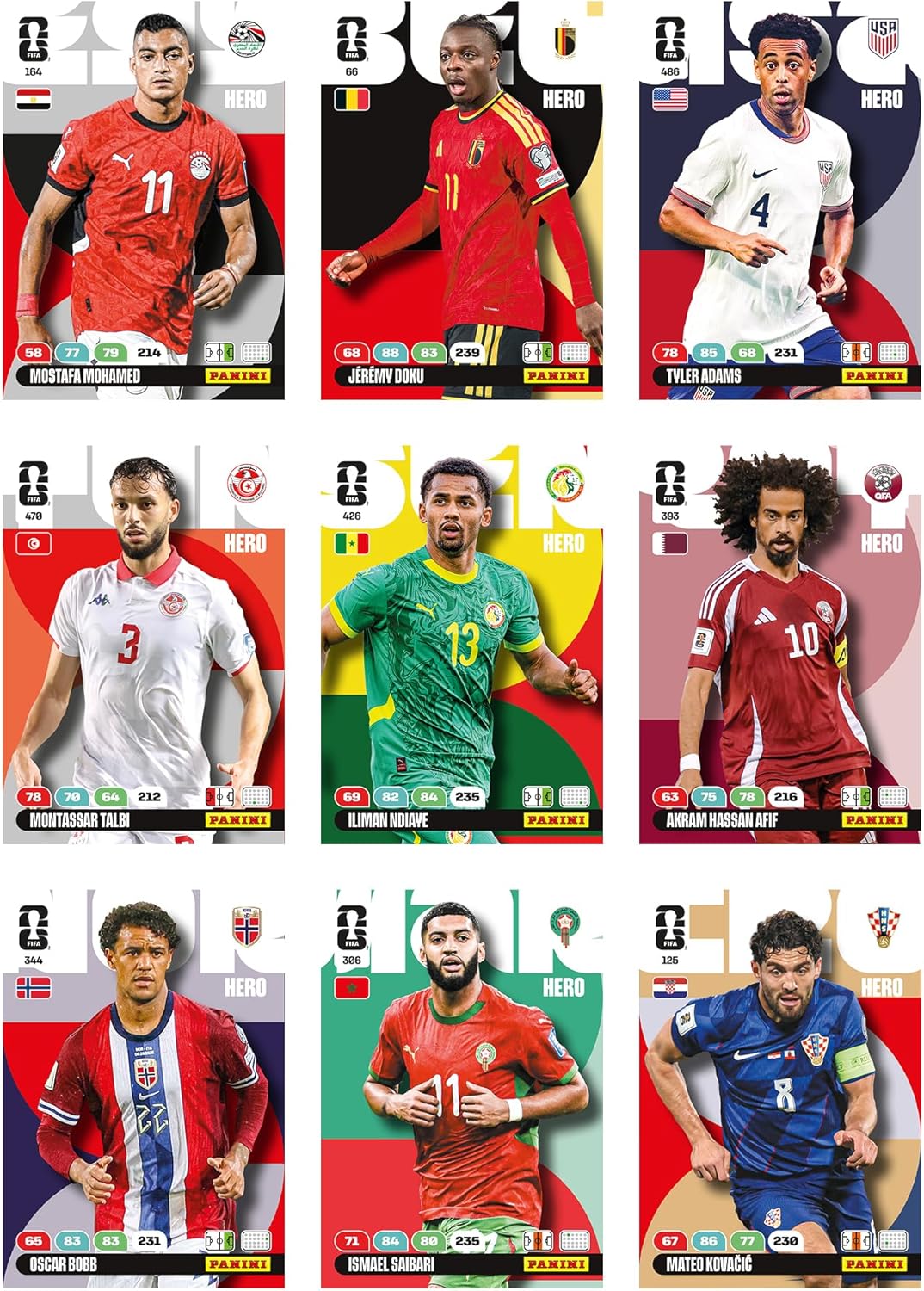 Panini FIFA World Cup 2026 Adrenalyn XL Classic Tin Trading Cards, 8 Packs with Limited Edition Cards and Golden Baller, Official Football Collectible Card Game Set for Kids and Collectors Age 6+