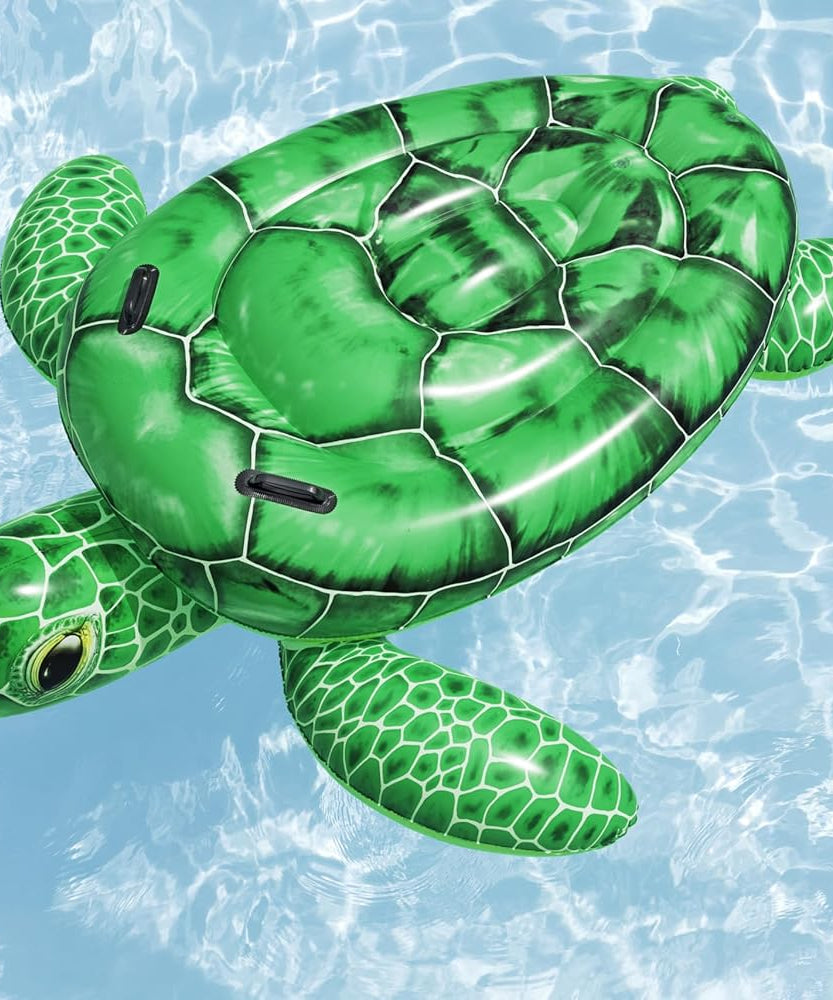 Bestway Inflatable Turtle Ride On for Kids Swimming Pool Inflatable, Swim Float, Pool Toys for Boys and Girls