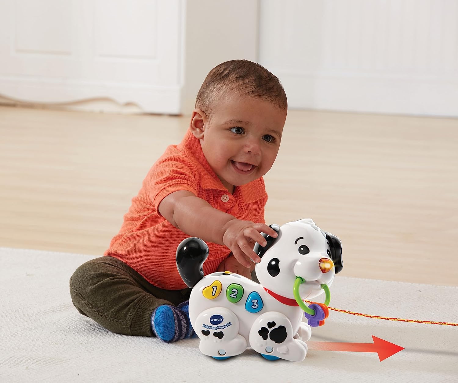 Vtech Pull Along Puppy Pal, Multi-Colour, 80-502803