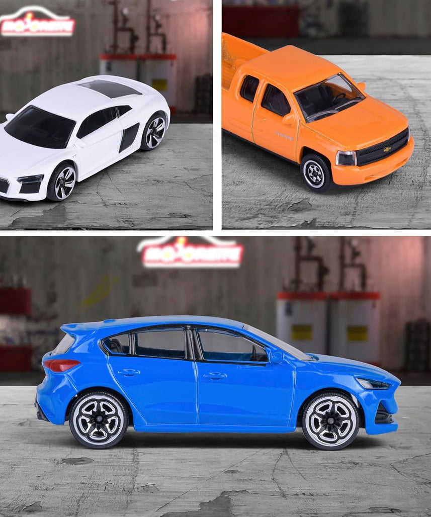 Majorette Street Cars 1 of 18 Random Die-Cast Toy Car – 7.5 cm, Freewheel & Suspension, Multicoloured, for Kids 3+