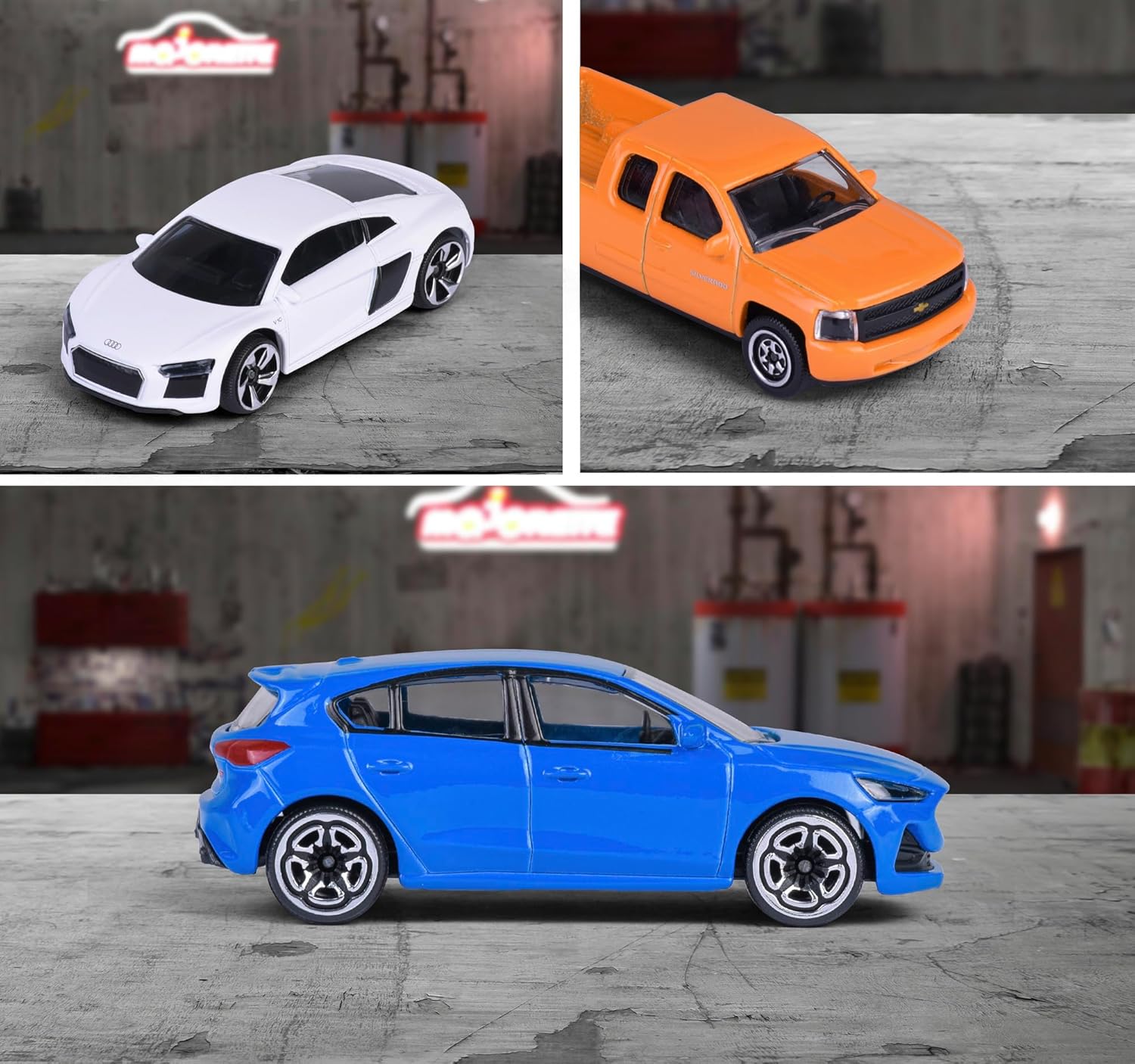 Majorette Street Cars 1 of 18 Random Die-Cast Toy Car – 7.5 cm, Freewheel & Suspension, Multicoloured, for Kids 3+