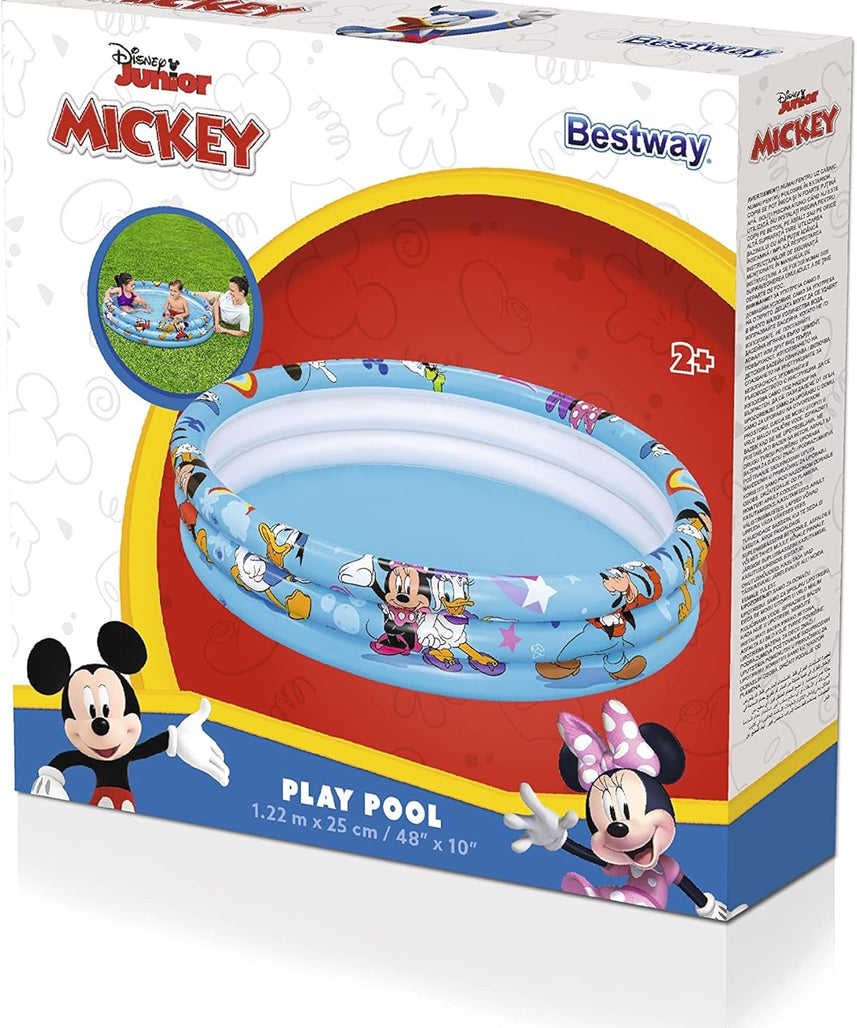 Bestway BWAY MICKEY POOL 3-RING 122X25