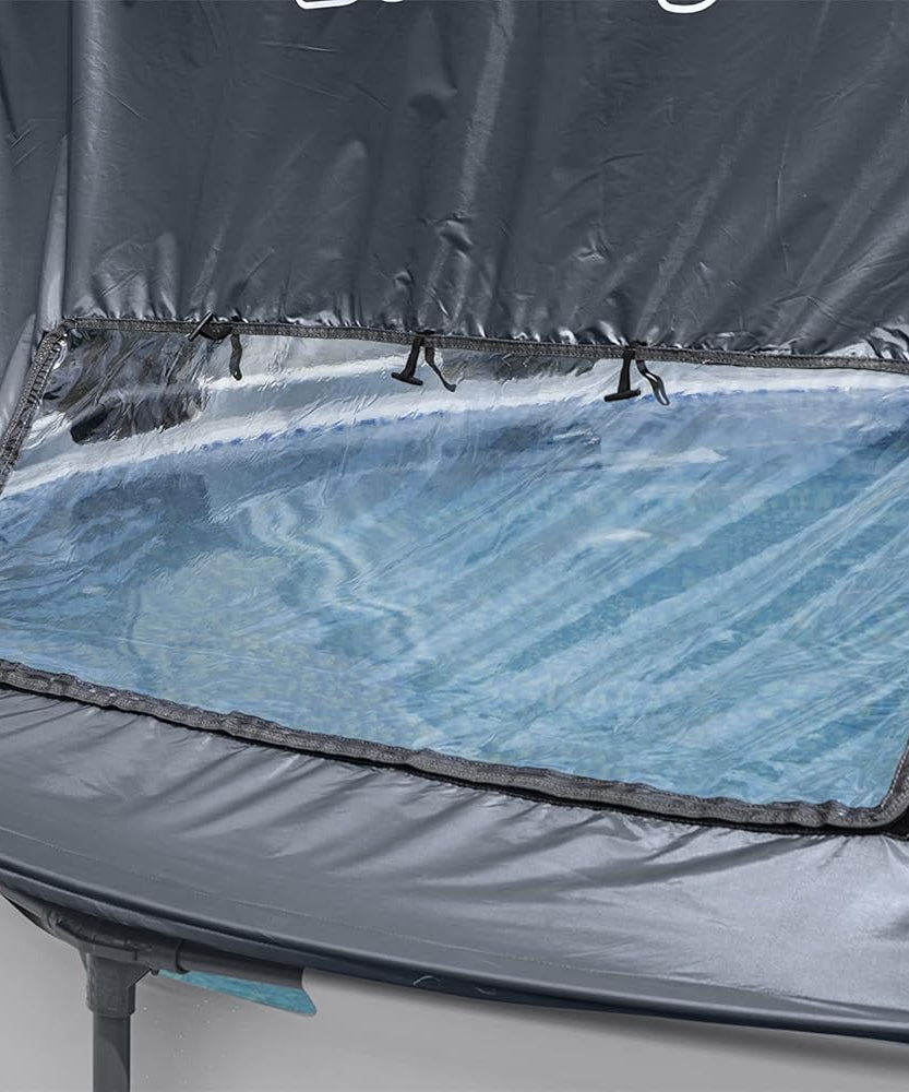 Bestway Steel Pro™ Round Above Ground Pool 366 x 100 cm with Canopy, Filter Pump & Ladder, DuraPlus™ Liner – Ages 18+