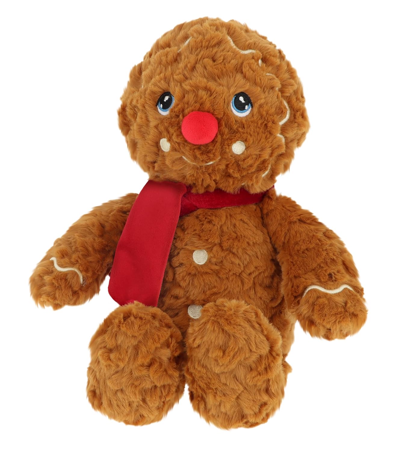 Keeleco Gingerbread Man Christmas 25cm, Plush, Cuddle Toys for Kids, Ideal Gift for Babies Toddlers & Adults