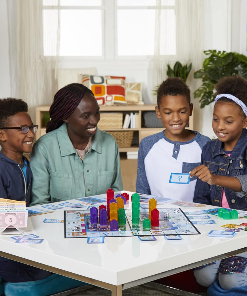 Monopoly Builder Board Game by Hasbro, Strategy Family Game for Kids and Adults, Stack Buildings, Collect Points, Fun Competitive Gameplay, Ages 8+