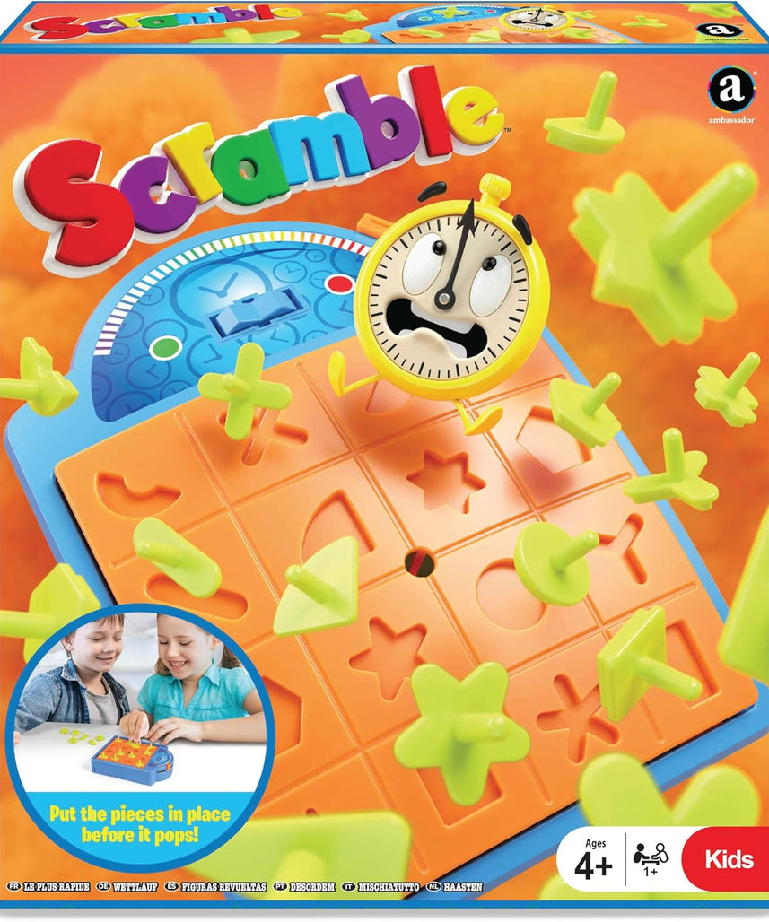 Ambassador MA Scramble Shape Matching Game for Kids 3+ Years, 1 Player Fast Action Learning Toy
