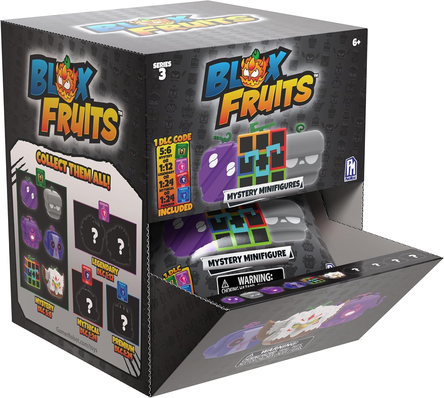 Blox Fruits Mini Figures 2-Inch Series 3 Blind Pack Collectible Action Figure with DLC Code Multicolored 6+