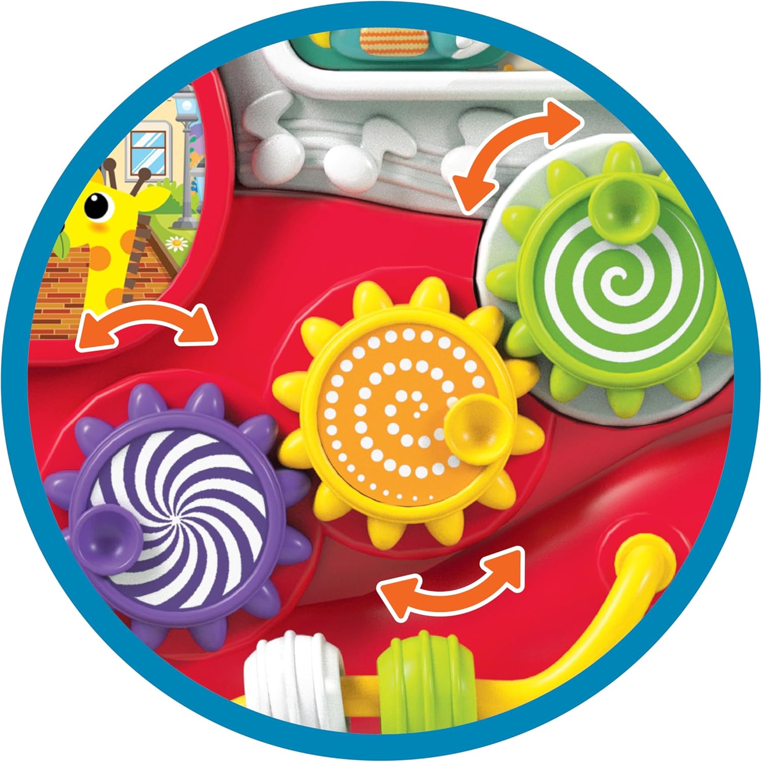 Winfun Adventure Walker Ride-On Train | 4-Stage Baby Walker, Ride-On & Pull Cart | Bilingual Learning Train with Lights, Sounds & Melodies for Toddlers 12M+