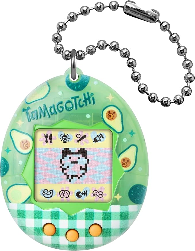 BANDAI, Tamagotchi Virtual Pet Original Avocado Mix Multicolor 46162, Electronic Toy for Over 8 Years Your Favorite Electronic Pet with New Designs to Collect