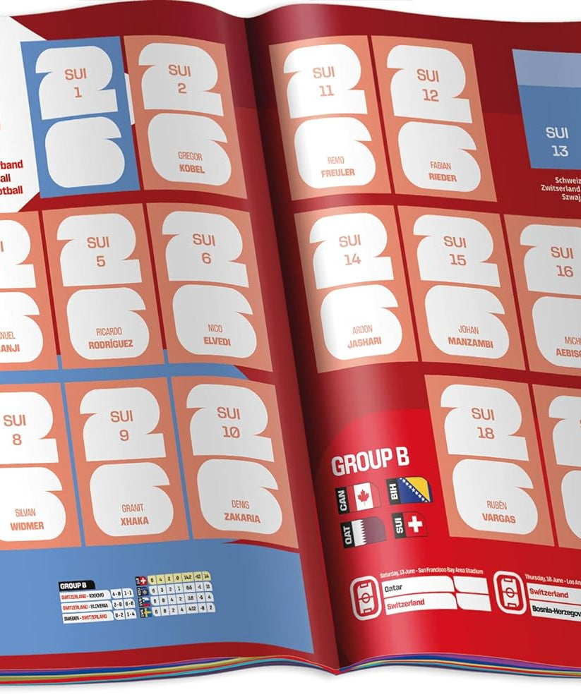 Panini FIFA World Cup 2026 Sticker Album + 50 Sticker Packets Combo, Official Football Collectors Set with Album and Booster Pack Bundle, Best Value Offer, All Ages
