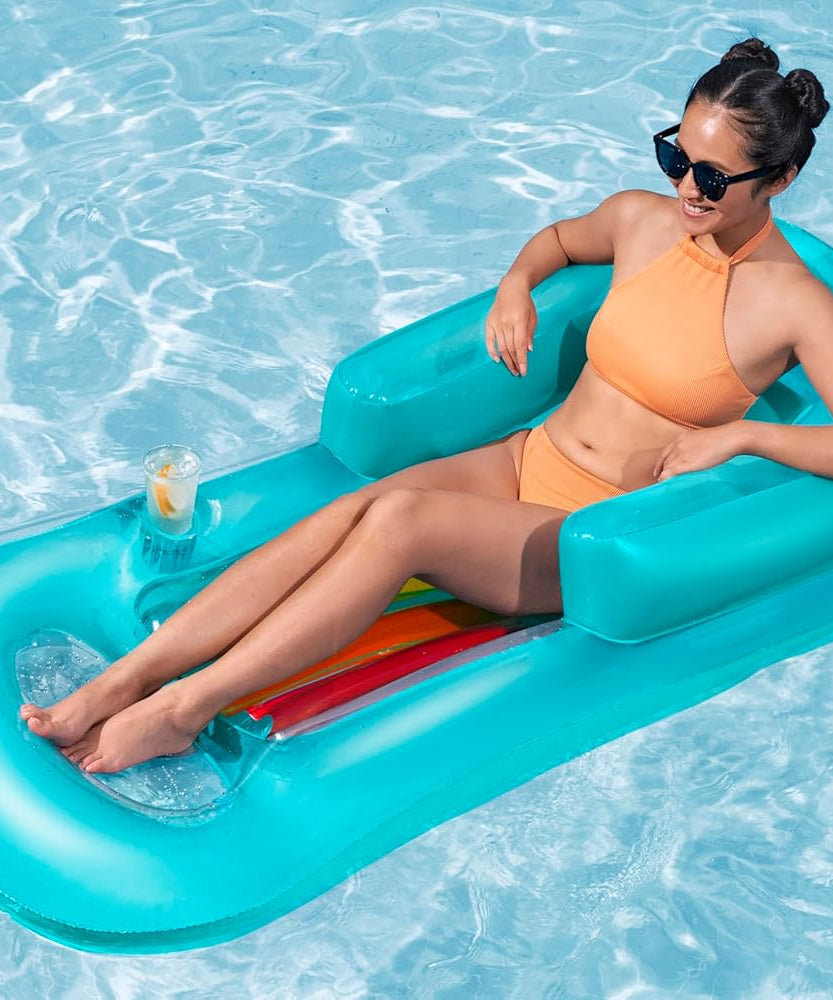 Bestway 63.5" x 33"/1.61m x 84cm Summer Colours Lounge