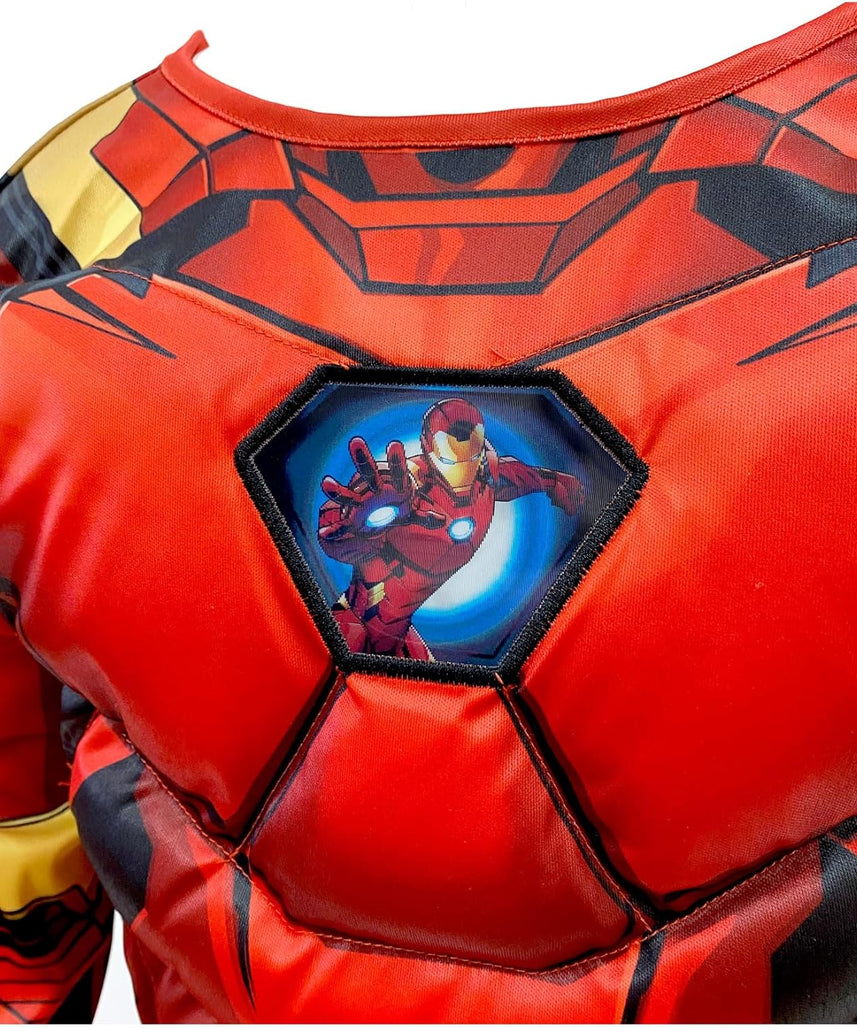 Party Centre Marvel Avengers Iron Man Deluxe Costume, 5-6 years