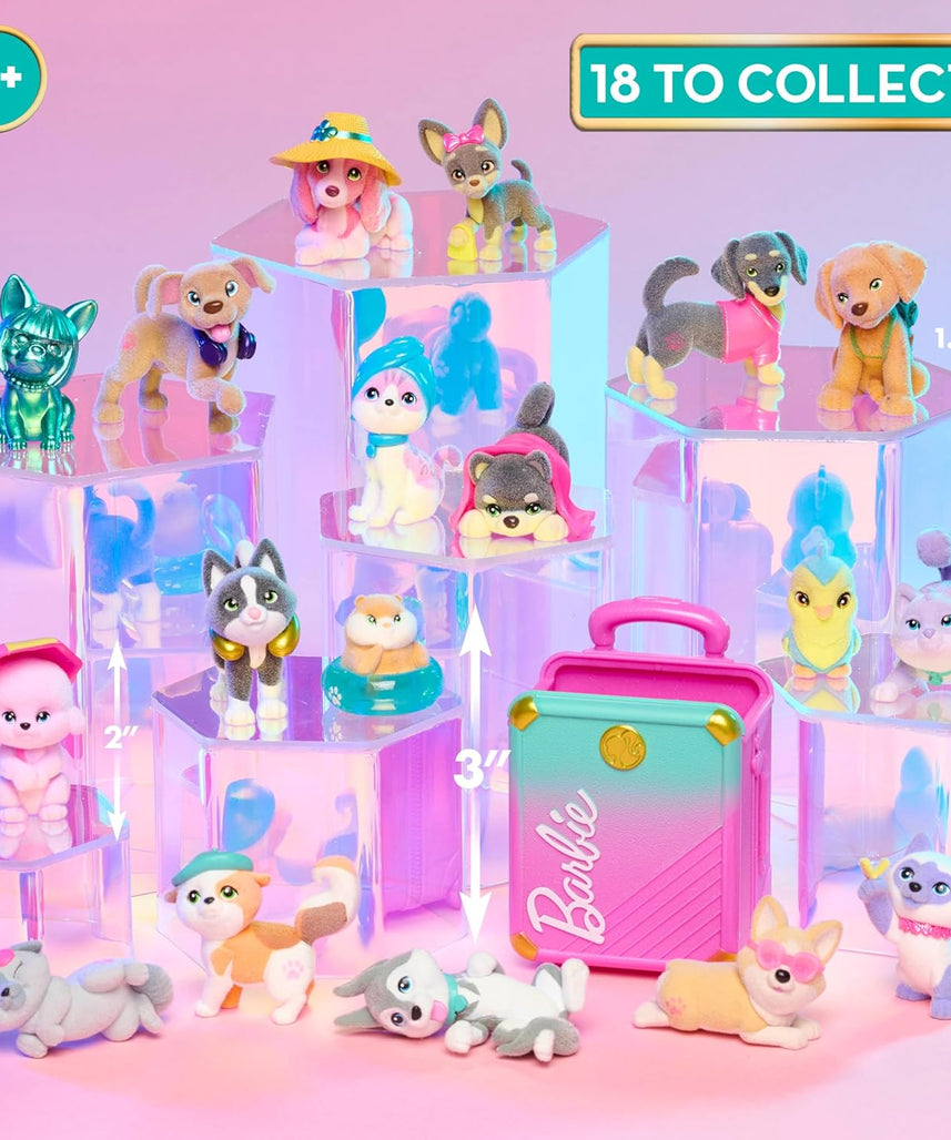 Barbie Pet Mini Collectible Figures, 1.5-inch Animal Figurines, Kids Toys for Ages 3 Up by Just Play