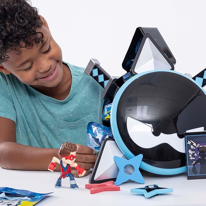 Ninja Kidz Mystery Warrior Pack, 18 Surprise Toys, Officially Licensed Ninja Kidz Collectibles for Kids 3+