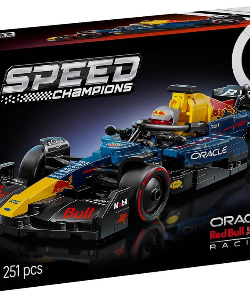 LEGO Speed Champions Oracle Red Bull Racing RB20 F1 Race Car Model with a Collectible Formula 1 Driver Minifigure - Display Set for Adult Motorsport & Racing Fans - Ramadan Gift Idea - 77243