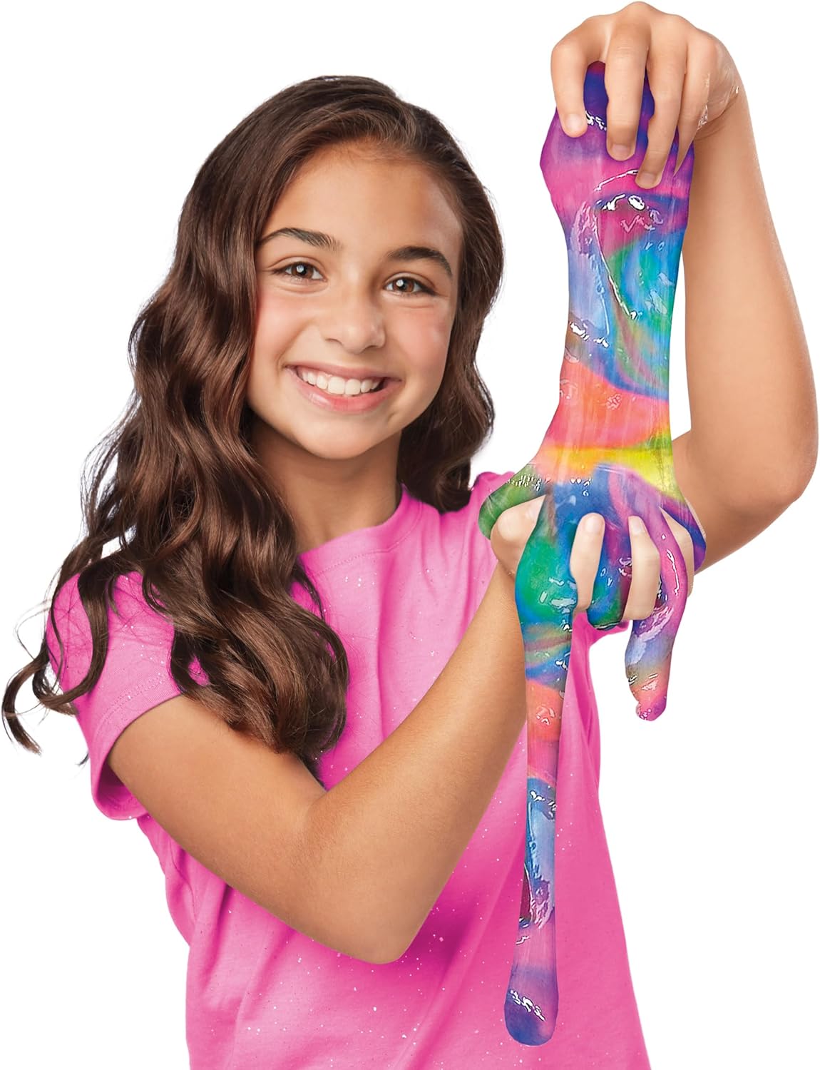 Cra-Z-Art Slimy Slimy Blends, 12 Colors of Super Stretchy Slime with 3 Fun Add-Ins, Non-Sticky, Long-Lasting Sensory Play Kit for Kids, Birthday Gift for 6+