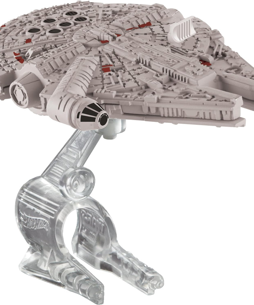 Hot Wheels Star Wars The Force Awakens TIE Fighter vs Millennium Falcon Die-Cast Starship 2 Pack for Kids 3+