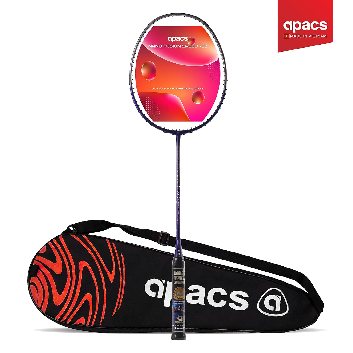 Supreme Iron Alloy Badminton Racket Combo Set 2 Pcs Rackets With 3 Pcs Shuttlecock