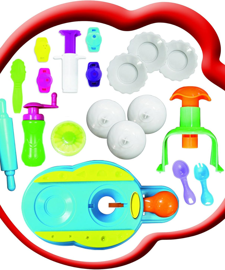 Simba Art & Fun Plastic Dough Cupcake Set, 9-Piece, Kids 3+