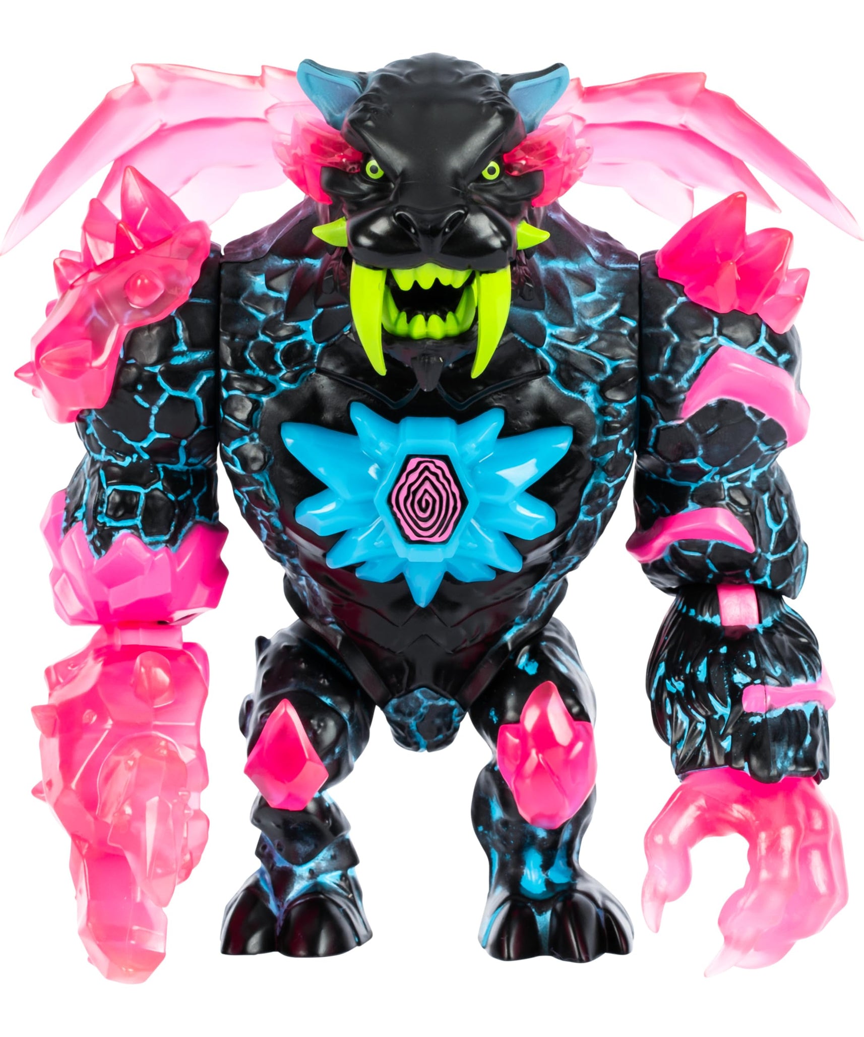 مجسم نيون بانثر من مستر بيست لاب W2، مقاس 6.5 بوصة مع 13 نقطة مفصلية، مطاردة غامضة نادرة، لعبة قابلة للتجميع للأطفال من سن 5 سنوات فما فوق