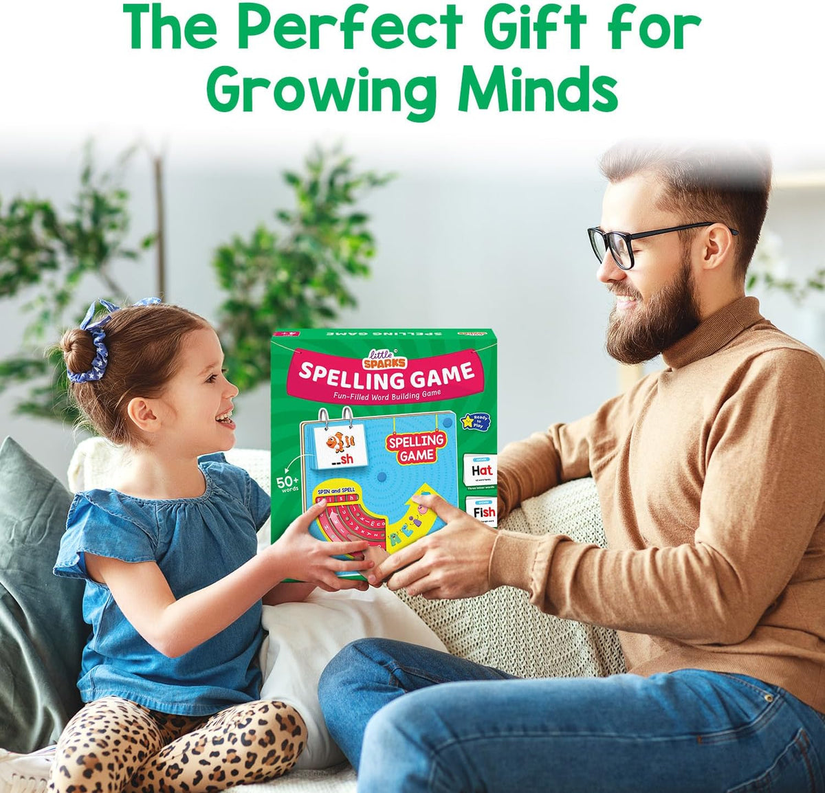 Smartivity Spelling Game Learning Toy for Kids 4-8 Years Old I 50+ Picture Cards I Birthday Gift I Educational Word & Vocabulary Building Toy with Rotating Letter Wheels I Travel-Friendly