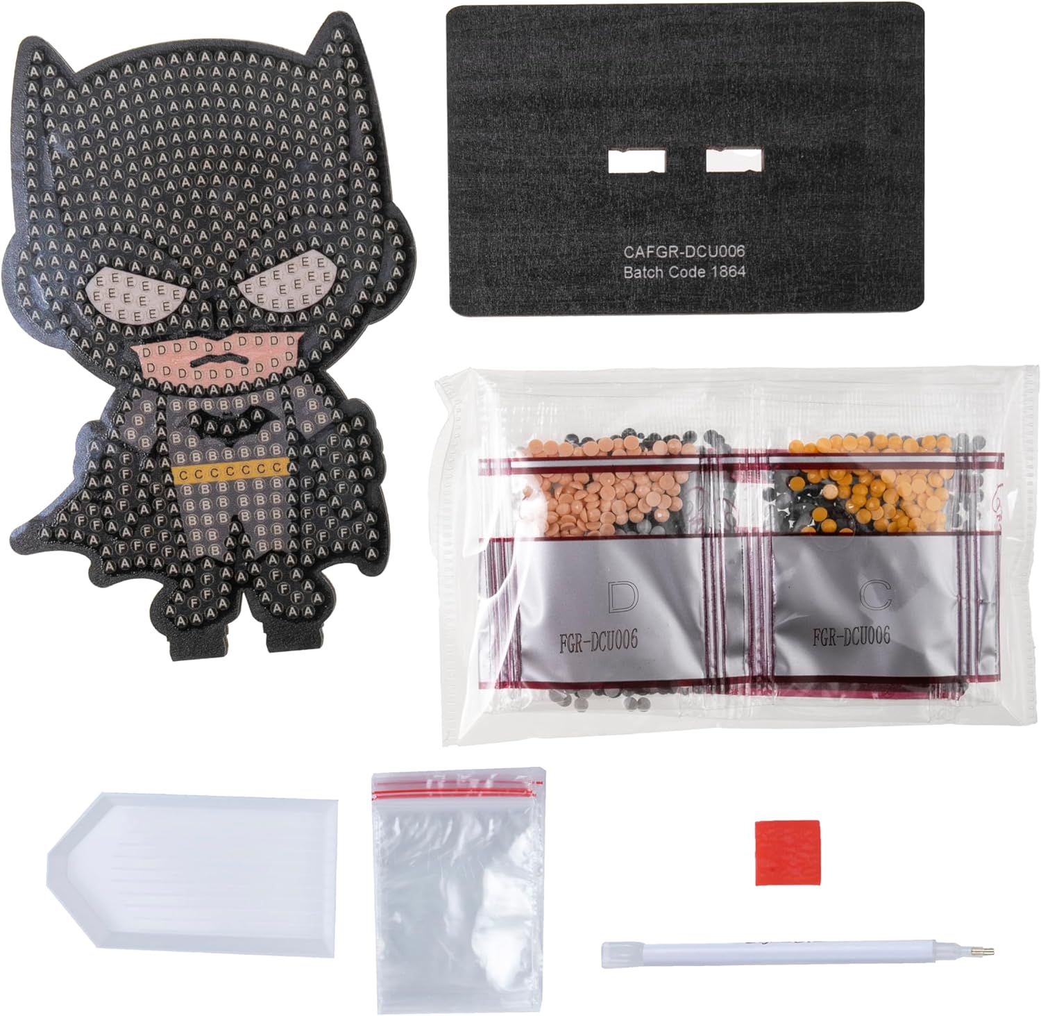 Batman (Black), Crystal Art Buddy