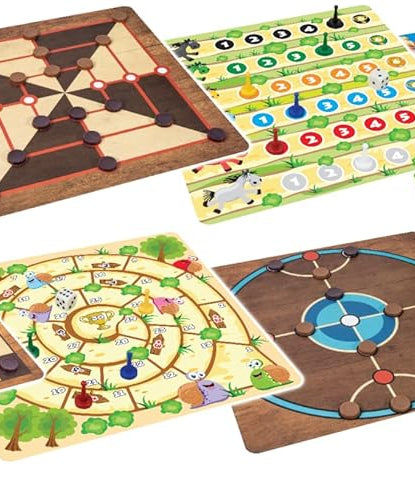Ambassador Classic Games, 365 Games, 10 Double-Sided Boards, Ages 6+