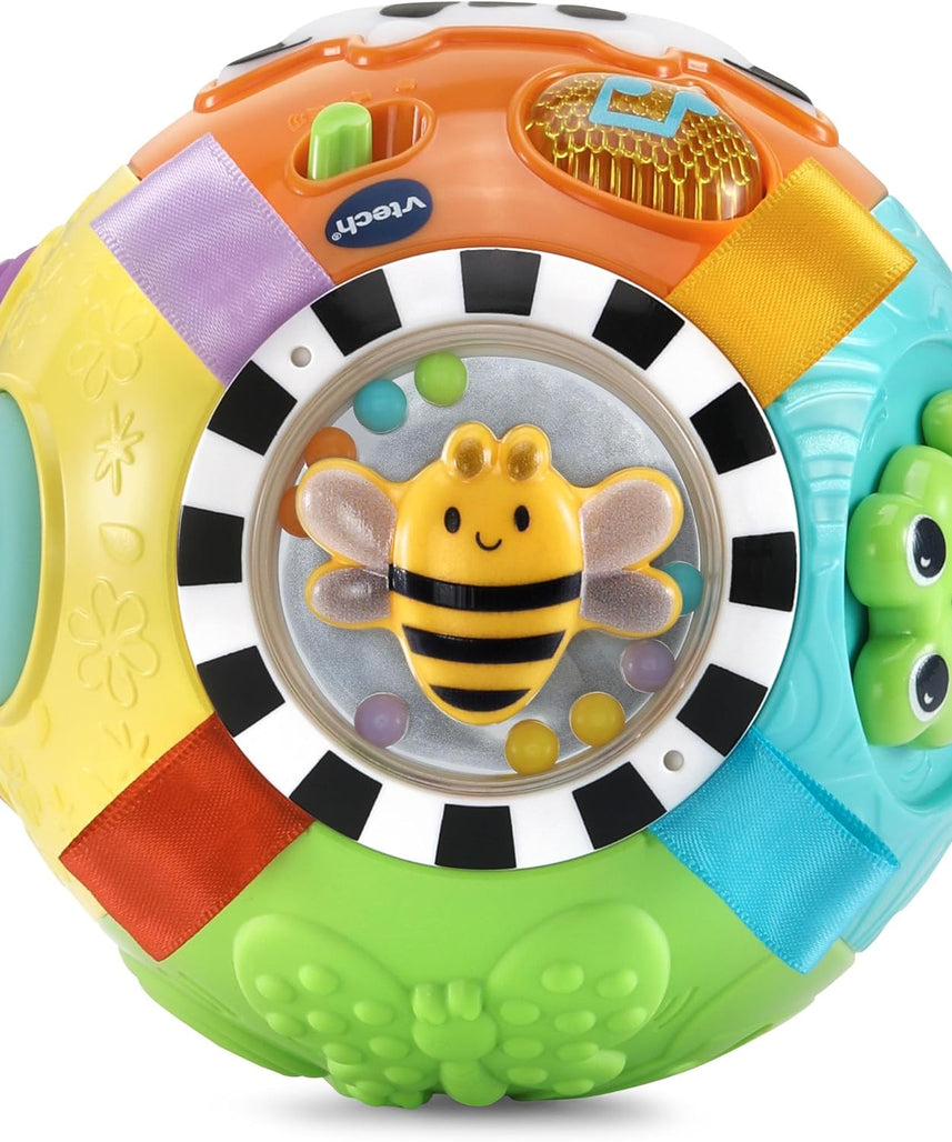 VTech Animal Discoveries Ball Interactive Learning Toy with Lights Music Textures and Shapes for Babies