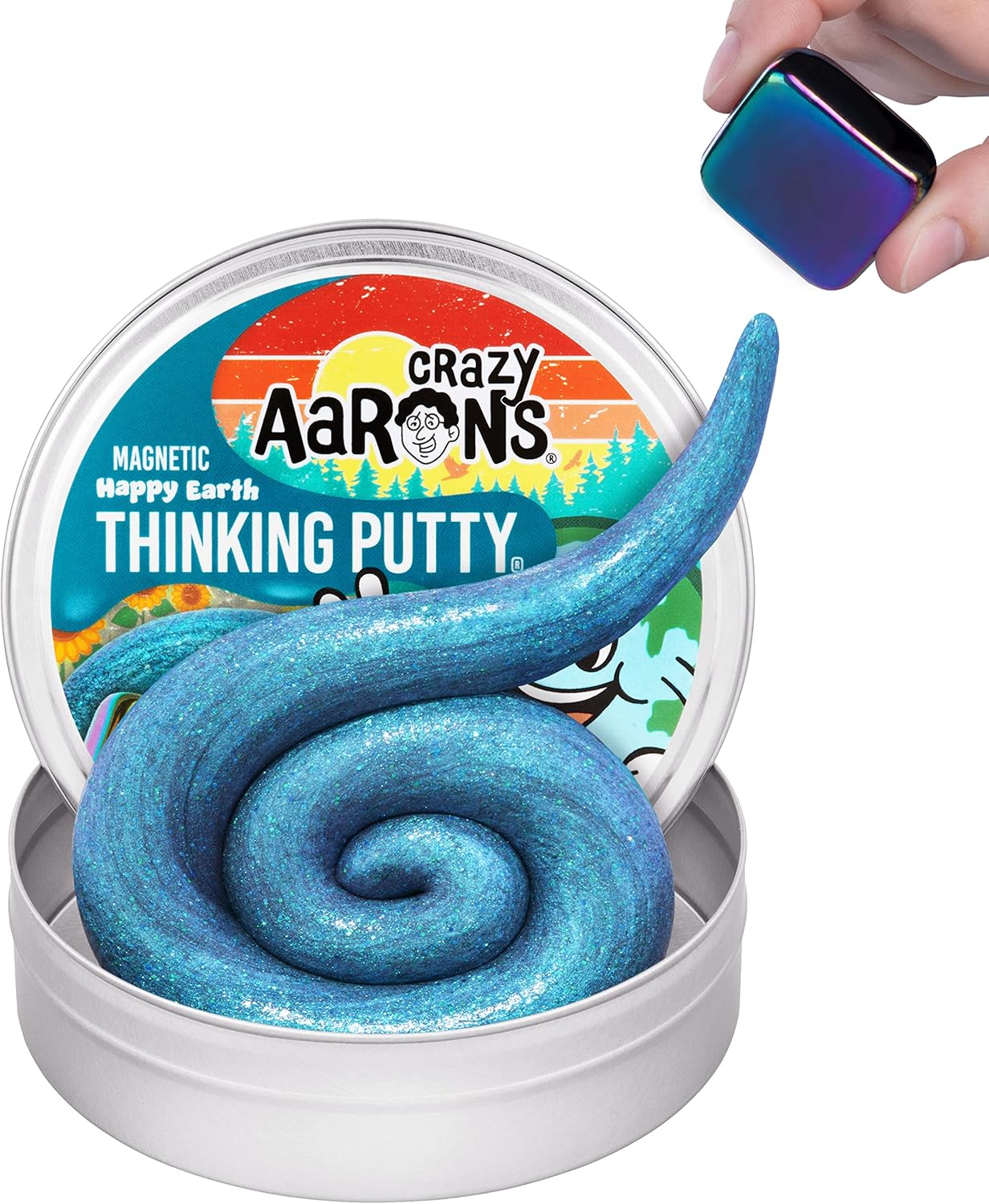 Crazy Aaron’s Magnetic Storms® Happy Earth Thinking Putty®